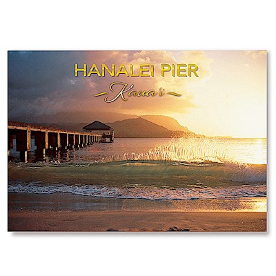 P/C 4X6 K-323 HANALEI PIER